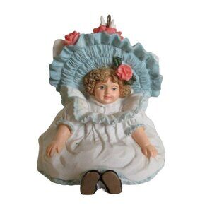 Maud Humphrey Bogart Ornament Figurine - Vintage Sarah Christmas Ornament